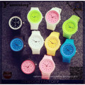 Yxl-995 Creative Candy Color Silicone Rubber Jelly Gel Quartz Watches Women Cute Analog Sports Wrist Watch